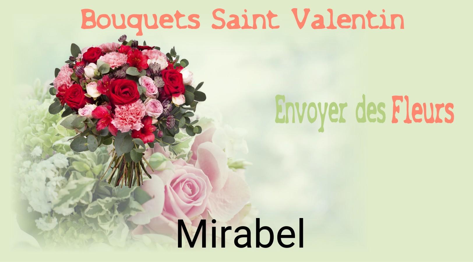Roses de Saint-Valentin livrées à Mirabel